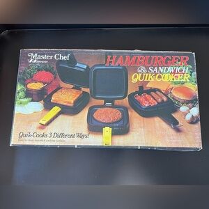 Master Chef by Northern Hamburger and Sandwich Quick Cooker